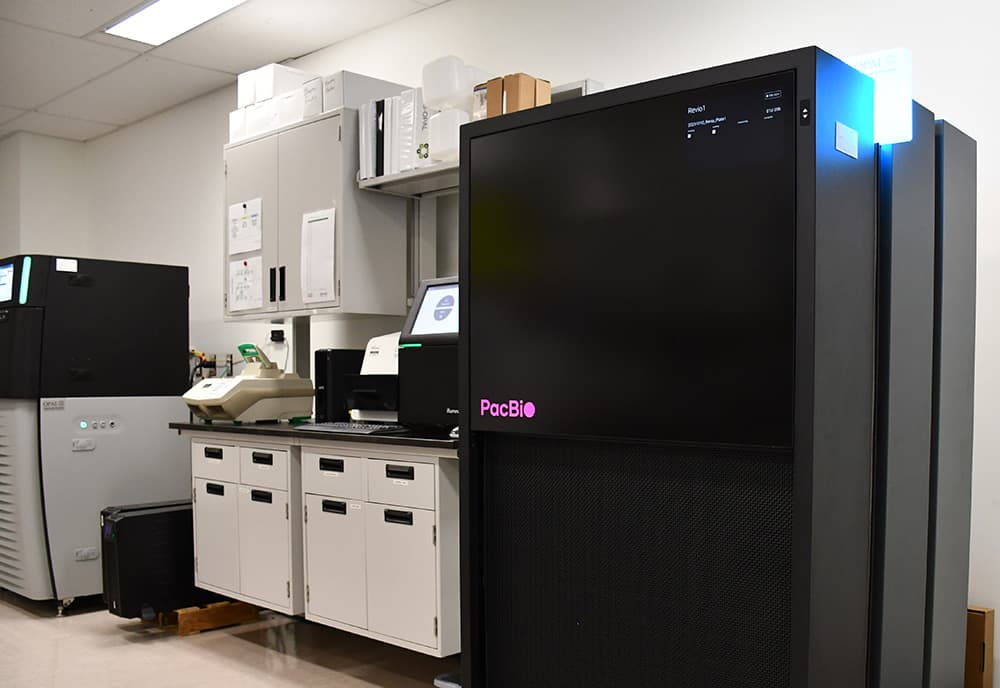 OPAL is the first lab in Western Canada equipped with PacBio’s new Revio DNA sequencer.